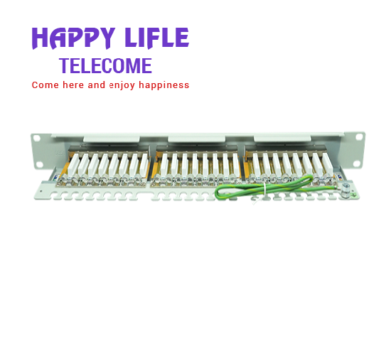 Patch Panel Cat.6 FTP 1U 24P 19inch chống nhiễu DINTEK